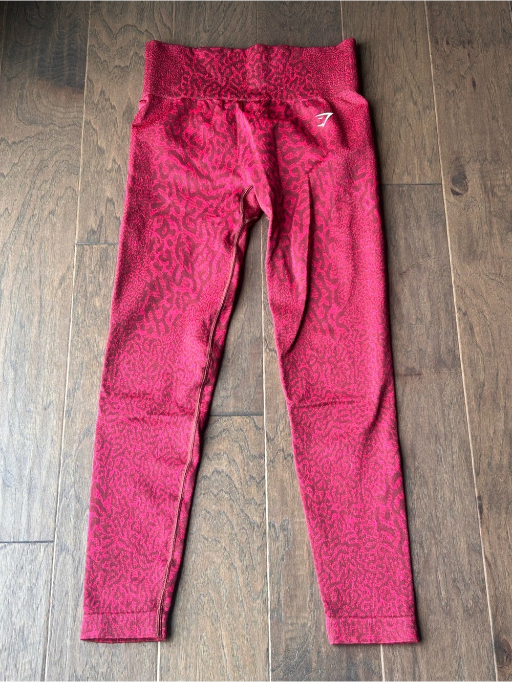 Gymshark Red Seamless Leggings Like New Medium